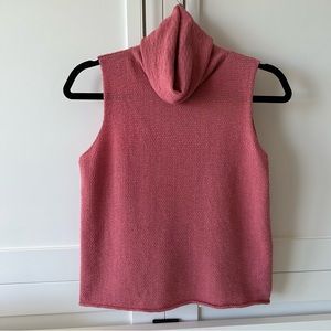 Eileen Fisher Italian wool top dusty rose pink